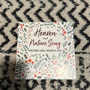 Heaven & Nature Sing Christmas Carol Ornament Book